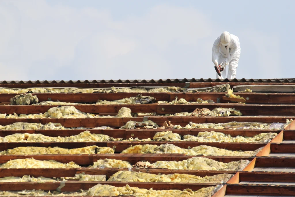 asbestos removal, asbestos roof removal