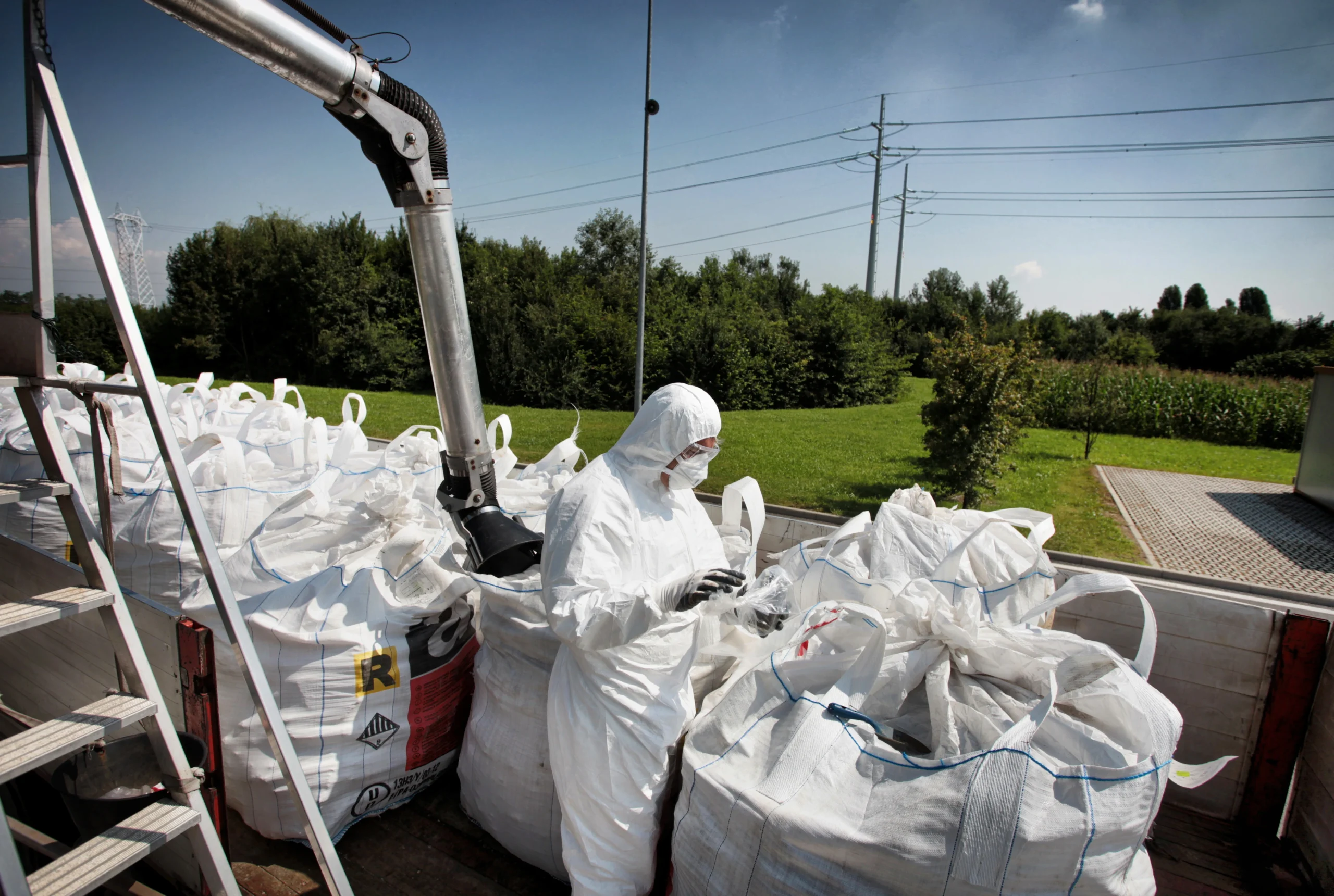 Asbestos removal clean up